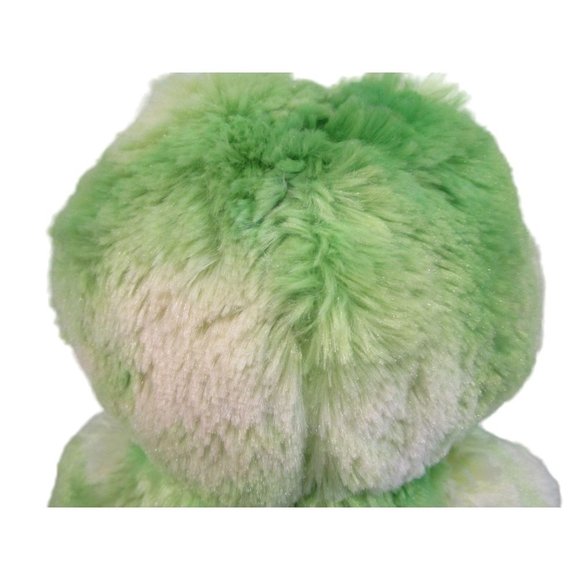 St Patricks Day Shamrock Happy Go Lucky Green Plush Frog Build A Bear Naked GUC - Picture 11 of 15
